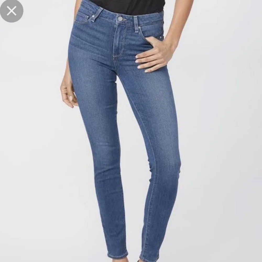 Paige Monica Hoxton Skinny Medium-Dark Wash Jeans Size Women's 27